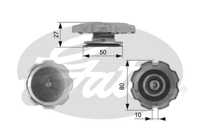 Gates Radiator Cap - RC104