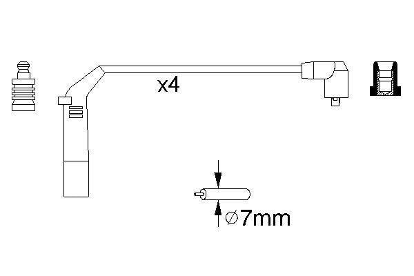 Bosch Ignition Lead Part No - 0986356898
