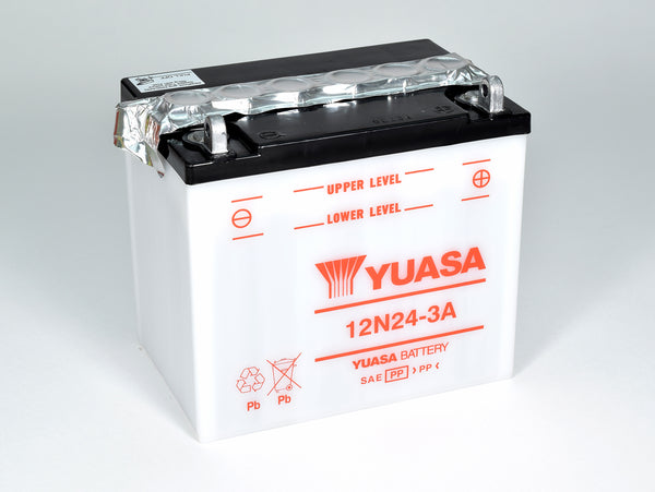 Yuasa 12N24-3A (DC) 12V Conventional Motorcycle Battery