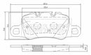 Borg & Beck Brake Pad Set -BBP2643