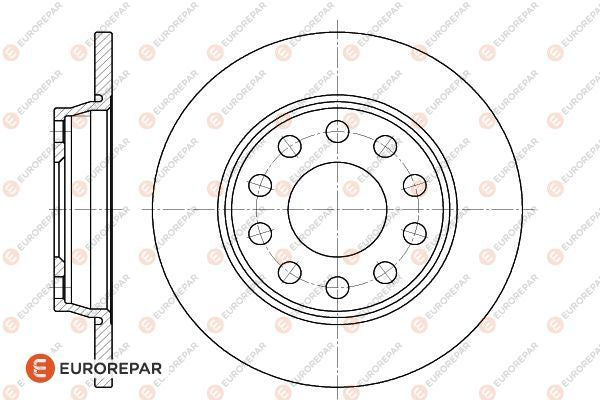 Eurorepar Brake Disc - 1618866080