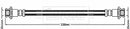 Borg & Beck Brake Hose Part No -BBH8046