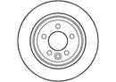 Disctech Brake Disc - Fits Daihatsu, Mg - ABD2875 - Rear Axle