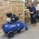 Draper Air Compressor 50lt-2HP 230v - 24981