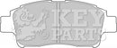 Key Parts Brake Pad Set -KBP1681