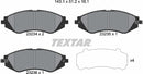 Chevrolet Daewoo, Brake Pad Set - Textar 2323401