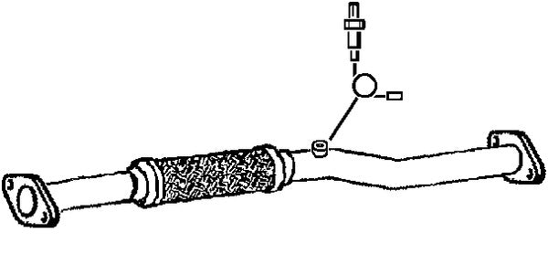 Klarius HY138M - Centre Pipe  - Fits Hyundai Coupe 1.6i