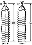 Borg & Beck Steering Gaiter Kit Part No -BSG3287