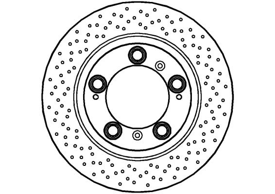 Disctech Brake Disc - Fits Porsche, Volvo - ABD2731 - Rear Axle
