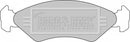 Borg & Beck Brake Pad Set -BBP1112
