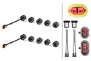 HELLA 2PT 010 458-731 LED-Daytime Running Light Set - LEDayFlex - 24/12V