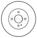 Borg & Beck Brake Disc Pair Part No -BBD4650