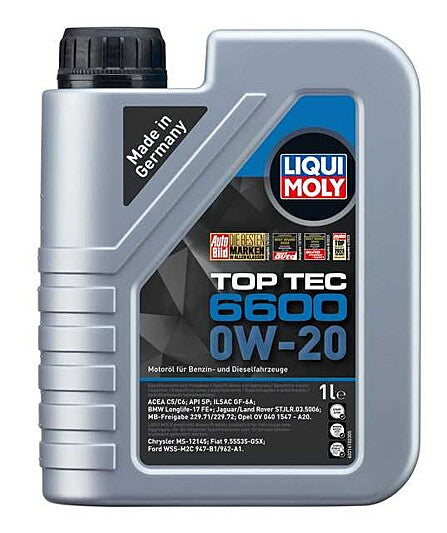 Liqui Moly - Top Tec 6600 0W20 1Ltr