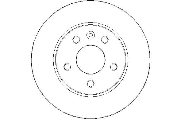 Disctech Brake Disc - Fits Mercedes-benz, Volvo - ABD3098 - Front Axle