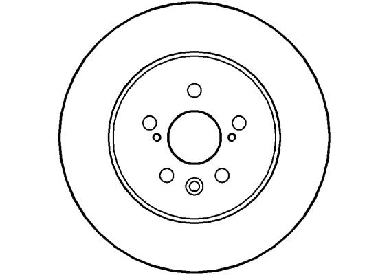 Disctech Brake Disc - Fits Toyota - ABD2814 - Rear Axle