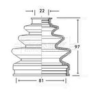 Borg & Beck Cv Joint Boot Kit Part No -BCB2341