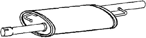 Klarius VW622W - Box With Centre Pipe  - Fits Volkswagen Transporter T5 2.0TDi 4Motion
