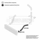 Borg & Beck Turbo Hose Part No -BTH1128