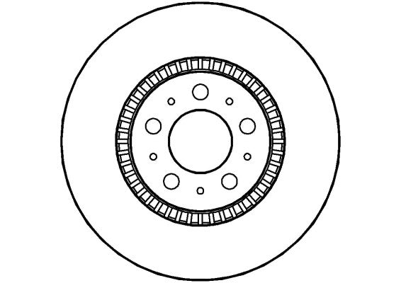 Disctech Brake Disc - Fits Volvo - ABD2733 - Front Axle