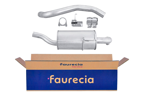 FAURECIA 8LD 366 035-231 Rear Muffler - Easy2Fit® Kit - fits VW LUPO I (6X1, 6E1)