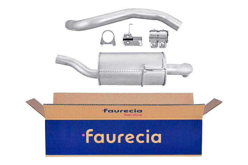 FAURECIA 8LD 366 035-231 Rear Muffler - Easy2Fit® Kit - fits VW LUPO I (6X1, 6E1)