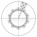 Borg & Beck Brake Disc - BBD32642