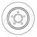 Key Parts Brake Disc Pair Part No -KBD4453
