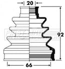 First Line Cv Joint Boot Kit Part No -FCB2819