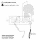 Borg & Beck Turbo Hose Part No -BTH1298
