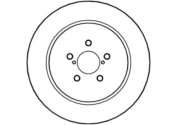 Disctech Brake Disc - Fits Subaru - ABD2811 - Rear Axle