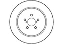 Disctech Brake Disc - Fits Subaru - ABD2811 - Rear Axle