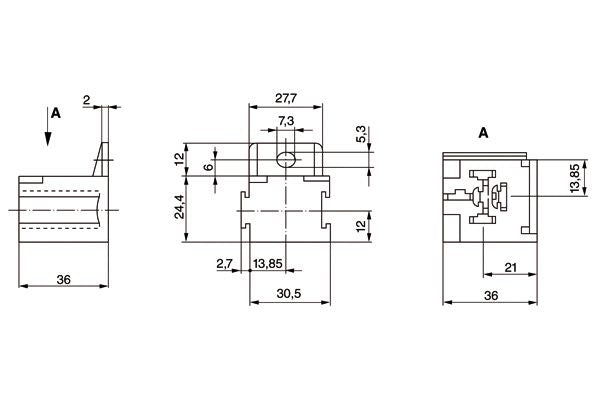 Bosch Plug Housing (Pack Of 5) Part No - 3334485008