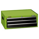 Draper 3 Drawer MID Tool Chest(Green) - 35742
