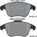 Ford Jaguar Land Rover Mg Volvo, Brake Pad Set - Textar 2412301