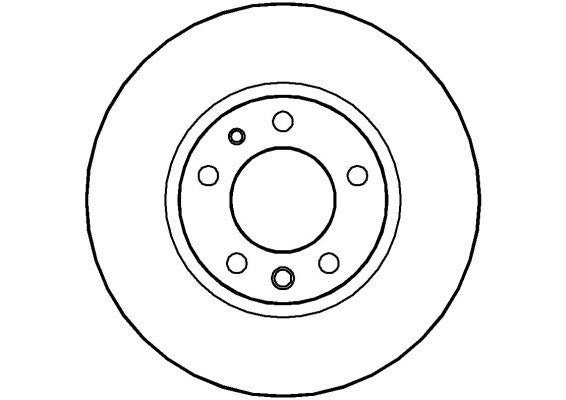 Disctech Brake Disc - Fits Bmw, Mercedes-benz - ABD2998 - Front Axle
