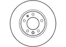 Disctech Brake Disc - Fits Bmw, Mercedes-benz - ABD2998 - Front Axle