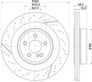 Mintex Brake Discs fits -MercedesBenz V256:4 MDC2827C (also fits other vehicles)
