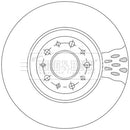 Borg & Beck Brake Disc Pair Part No -BBD5554