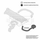 Borg & Beck Turbo Hose Part No -BTH1278