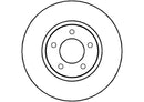 Disctech Brake Disc - Fits Chrysler - ABD2781 - Front Axle