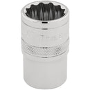 Draper Expert 17mm 12pt Socket 1/2DR Pckd - 33167