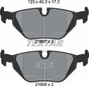 Textar Brake Pad Set - 2160702