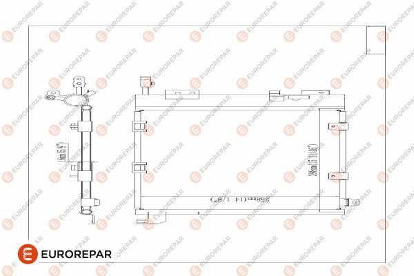 Eurorepar Air Conditioning Condenser - 1609634080