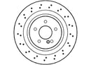 Disctech Brake Disc - Fits Mercedes-benz - ABD2862 - Rear Axle