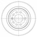 Borg & Beck Brake Disc Pair Part No -BBD5419