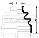 First Line Cv Joint Boot Kit Part No -FCB6040