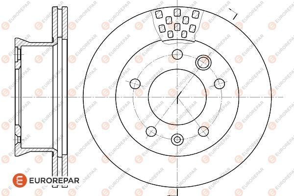 Eurorepar Brake Disc - 1618882380