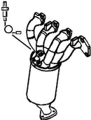 Klarius 321594 - Catalyst Type Approved Withpip  - Fits Opel Agila 1.2i