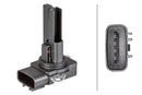 HELLA 8ET 358 095-501 Air Mass Sensor - 5-pin connector - Bolted