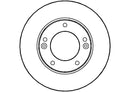 Disctech Brake Disc - Fits Kia - ABD2155 - Front Axle